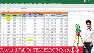 Rise and fall | TBM ERROR Correction and Adjust