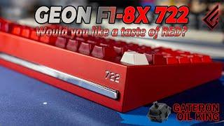 GEON F1-8X 722 with Oil King Switches, Would you like a taste of RED?!!