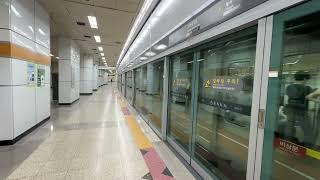 【韓国】 ソウル地下鉄6号線　高麗大駅　Seoul Metro Line5, Korea Univ. Station　서울메트로 6호선　고려대역　(2024.6)