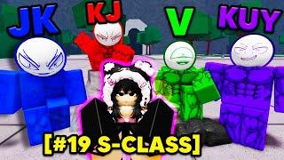 KJ, JK, KuyJuy, and V DESTROY Toxic PRO EGIRLS In Roblox The Strongest Battlegrounds...