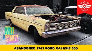 1965 Ford Galaxie 500 - Abandoned 20 years. Will it start?