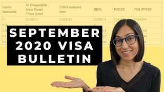 Visa Bulletin September 2020 | Visa Bulletin + USCIS Furlough Update