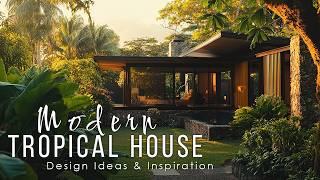 Explore Stunning Small Modern Tropical House Designs with Indoor-Outdoor Living Spaces