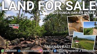 LOS SUNGAI DAN DEKAT AIR PANAS | PENEBEL 76,8 ARE | BALI