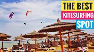 The Best Kitesurfing Spot in the world - Hurghada windy beach in Egypt