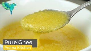 Purest Ghee From Unsalted Butter, Clarified Butter, Ghee From Butter, Traditional Homemade Ghee