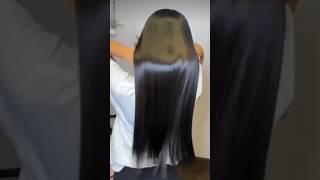 Glass Shine Hair at Home | shampoo for smooth and silky hair #shorts #haircare #shortsvideo #silky