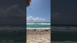 Surfing skills in the Caribbean Sea