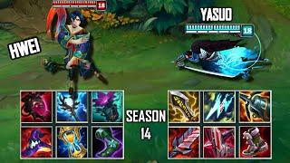 HWEI vs YASUO FULL BUILD FIGHTS & Best Moments!