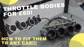 How to fit Individual Throttle Bodies - Motorbike bodies as cheaply as possible