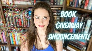 BOOK GIVEAWAYS ANNOUNCEMENT!