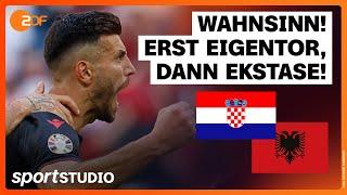 Kroatien – Albanien Highlights | UEFA EURO 2024 | sportstudio