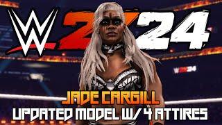 WWE 2K24 - Jade Cargill Updated Model (4 Attires) |  Creation Showcase