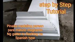 pinaka madaling paraan para matuto magkanto Ng gutter to flashing na Spanish type