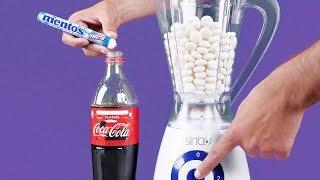 Blender VS Mentos & Coca Cola 11 CRAZY EXPERIMENTS