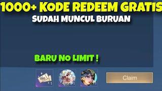 SUDAH MUNCUL 1000+ KODE REDEEM COUPON PASS ! DIJAMIN SKIN GRATIS KADITA CREATE 0 DM MOBILE LEGENDS