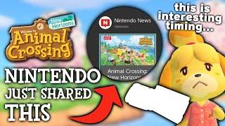 Nintendo Shared This News For Animal Crossing: New Horizons