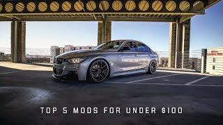 TOP 5 MODS UNDER $100 FOR THE BMW F30