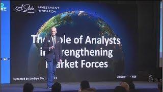 The Role of Analysts in Strengthening Market Forces – Dr. Andrew Stotz