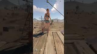 RUST | NEW ZIPLINE UPDATE...A ROMANTIC EXPERIENCE #shorts #funny #rustzipline #rustupdate #ryseup