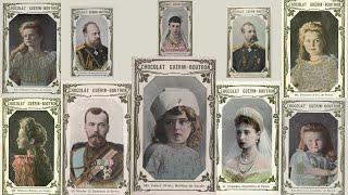 ROMANOV FAMILY ON GUERIN-BOUTRON CHOCOLATE BOXES