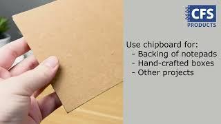 An overview of Chipboard from CFS Products