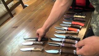 My hunting knife collection 2011