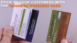 Stick to Your Customers with the Business Card Magnet