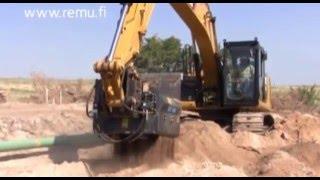 REMU Screening Bucket - Padding Pipeline & Cable Excavation