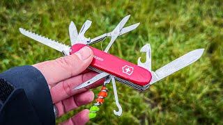 How I use my Swiss Army Knife for Camping & Backpacking (Victorinox Huntsman)