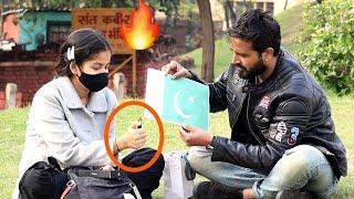 Burn PAKISTANI  FLAG For Money or IPhone 12Pro Max | Social Experiment In INDIA