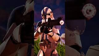 Clone Trooper vs Storm Trooper Aim  #fortnite #shorts