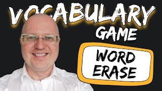 Simple ESL Vocabulary Game: "Word Erase"