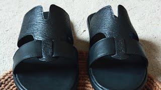 How to Make Leather Slippers With Simple Tools at Home