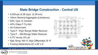 Lessons Learned From Using Type 1L Cement in Mass Concrete Placements