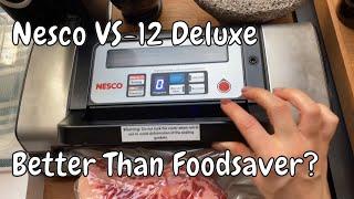 Nesco VS-12 Deluxe Food Vacuum Sealer - Really Better Than Foodsaver? Demo and Overview