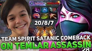 TEAM SPIRIT SATANIC COMEBACK on TEMPLAR ASSASSIN in 13.200 MMR