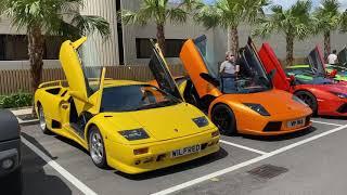 What a beautiful day with all the beauties Lamborghini, Diablo, Murcielago, aventador, huracan