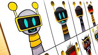 Drawing Incredibox Sprunki Phase 1 VS Phase 2 VS Phase 3 VS Phase 4 VS Phase 5 - Fun Bot