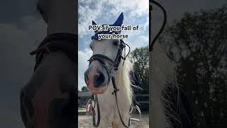 #pov #fall of your #horse