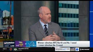 NFL GAMEDAY | Sam Darnold leads Minnesota Vikings def. Lions to No.1 Seed in NFC - Rich Eisen claims