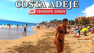 TENERIFE - COSTA ADEJE | Playa del Duque ️ 4K Beach Walk ● 2024