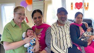 BRINGING OUR NEWBORN BABY HOME | MEETING HIS GRANDPARENTS *Noah Singh*