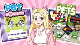 LOST Facebook Pet Games You FORGOT About | Pet Society and SuperPoke Pets