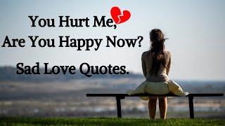 Sad Love Quotes Video That Makes You Cry  #3 | Breakup Quotes Status | Self Motivation