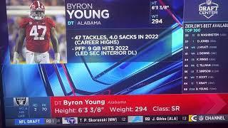 Raiders select Byron Young