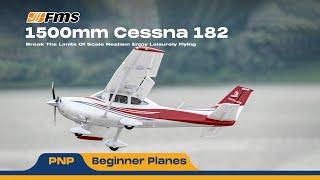 Explore the Skies with the Realistic 1500mm Cessna182 Skylane:A Classic STOL RCPlane for Beginners