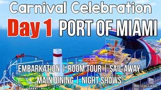 Carnival Celebration ️ | Day 1 | Port of Miami | Food & Travel by Marie