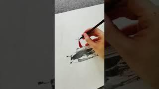 39 墨轩子禅画 不乱于心，不困于情，不畏将来，不念过往，如此，安好 中国水墨画  国画教程 每日一画 2021