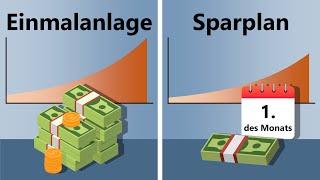 ETF Sparplan vs  Einmalanlage - Was bringt der Cost Average Effekt wirklich?